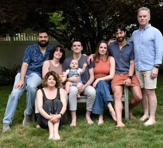 Partners and baby Ari, photo credit Ellen Augarten